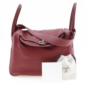 HERMES Lindy 34 Handbag Taurillon Clemence Women